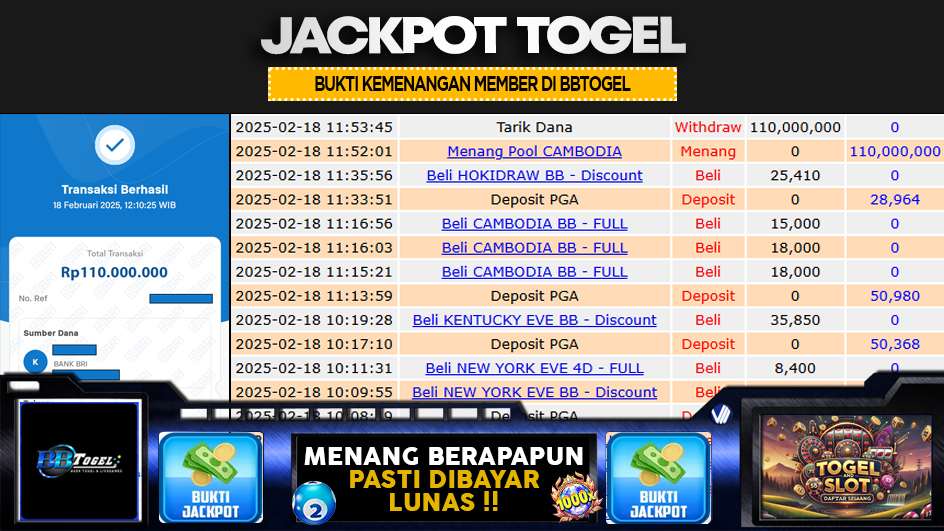 BBTOGEL | JP TOGEL 110 JUTA | MENANG PASTI DIBAYAR